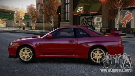 Nissan Skyline R34 Xegib para GTA 4