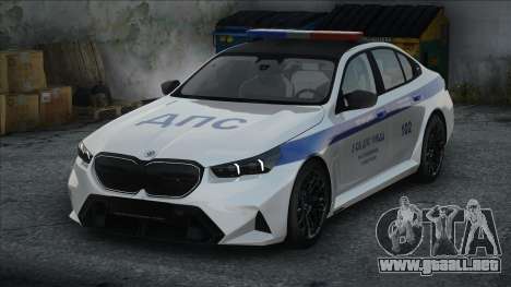 BMW M5 G90 Police para GTA San Andreas