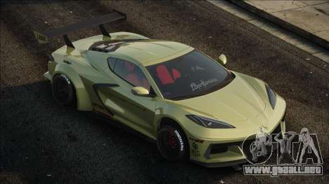 Chevrolet Corvette C8 Liberty Walk Silhoutte Wor para GTA San Andreas