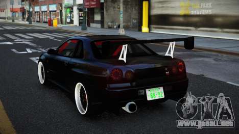 Nissan Skyline R34 Kuwmum para GTA 4
