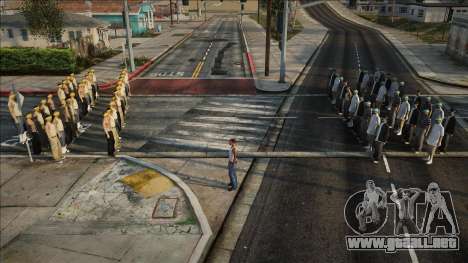 Guerras de bandas callejeras (30 vs. 30) para GTA San Andreas