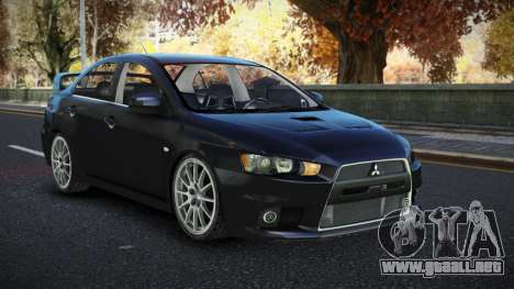 Mitsubishi Lancer Evolution X Bumuyajoq para GTA 4