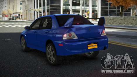 Mitsubishi Lancer Evo Midetufas para GTA 4