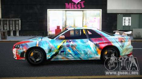 Nissan Skyline R34 Selyn S9 para GTA 4