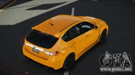 Subaru Impreza Qemoxibep para GTA 4