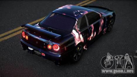 Nissan Skyline R34 Selyn S4 para GTA 4