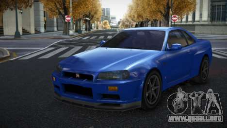 Nissan Skyline R34 Xavkoto para GTA 4