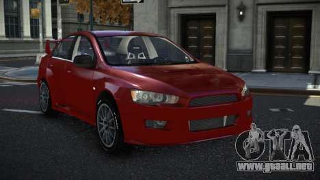 Mitsubishi Lancer Evolution X Tuzwaru para GTA 4
