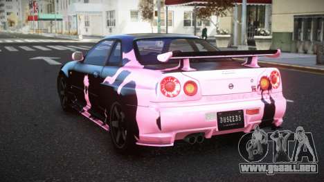 Nissan Skyline R34 Selyn S13 para GTA 4