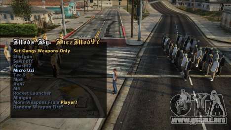 Guerras de bandas callejeras (30 vs. 30) para GTA San Andreas