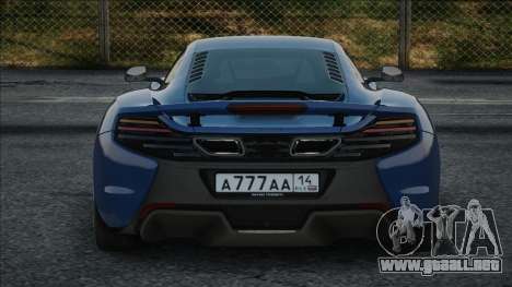 McLaren 650S Blue Edition para GTA San Andreas