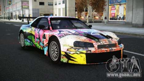 Nissan Skyline R34 Tianlage S11 para GTA 4