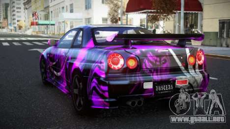 Nissan Skyline R34 Selyn S1 para GTA 4