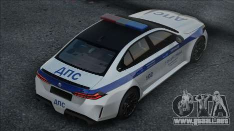 BMW M5 G90 Police para GTA San Andreas