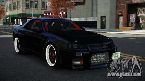 Nissan Skyline R34 Kuwmum para GTA 4