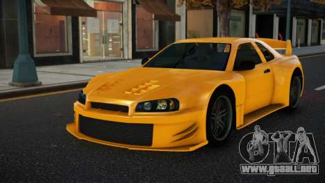 Nissan Skyline R34 Lowewat para GTA 4