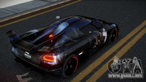Koenigsegg Agera Jahine S5 para GTA 4
