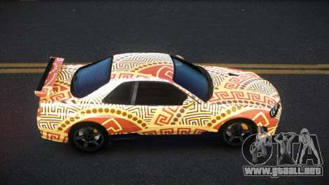 Nissan Skyline R34 Selyn S11 para GTA 4