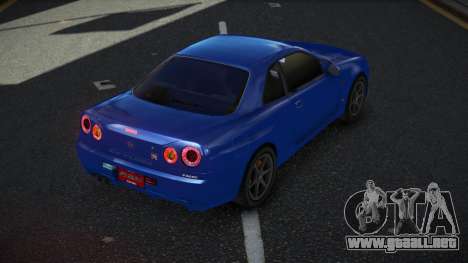 Nissan Skyline R34 Xavkoto para GTA 4