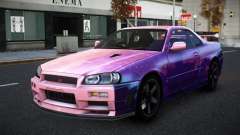 Nissan Skyline R34 Selyn S10 para GTA 4