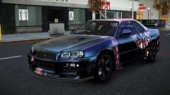 Nissan Skyline R34 Selyn S4 para GTA 4