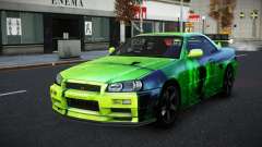 Nissan Skyline R34 Selyn S8 para GTA 4