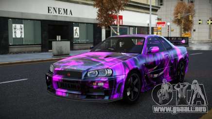 Nissan Skyline R34 Selyn S1 para GTA 4