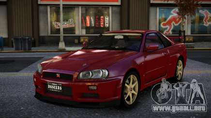 Nissan Skyline R34 Xegib para GTA 4