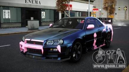 Nissan Skyline R34 Selyn S13 para GTA 4