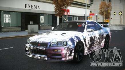 Nissan Skyline R34 Selyn S2 para GTA 4