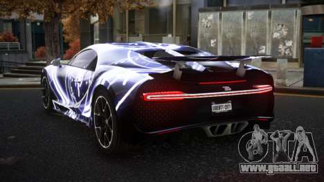 Bugatti Chiron Reykony S14 para GTA 4