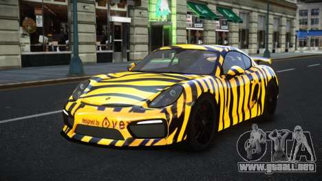 Porsche Cayman GT4 Thanie S9 para GTA 4