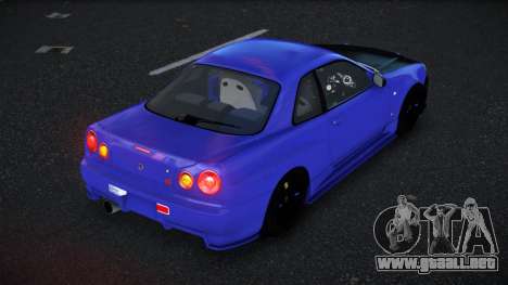 Nissan Skyline R34 Cicasas para GTA 4