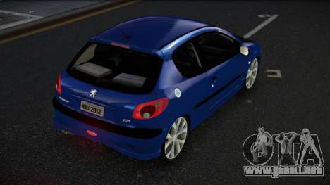 Peugeot 206 Zihkiy para GTA 4