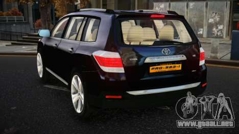 Toyota Highlander Qatqu para GTA 4