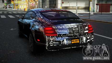 Bentley Continental GT Gailloe S3 para GTA 4