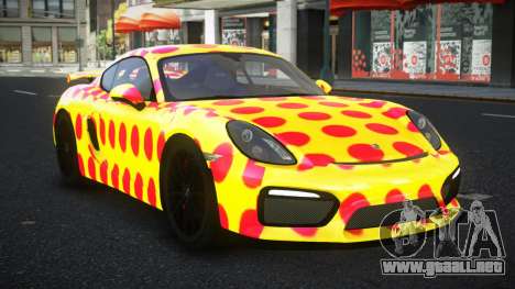 Porsche Cayman GT4 Thanie S7 para GTA 4