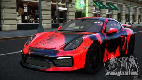 Porsche Cayman GT4 Thanie S8 para GTA 4