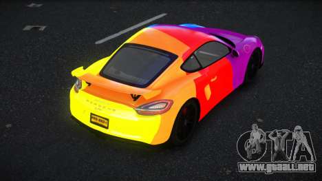 Porsche Cayman GT4 Thanie S6 para GTA 4