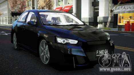 Mitsubishi Lancer Evolution X Fupe para GTA 4