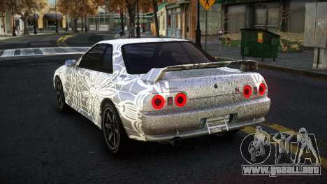 Nissan Skyline R32 Droic S7 para GTA 4