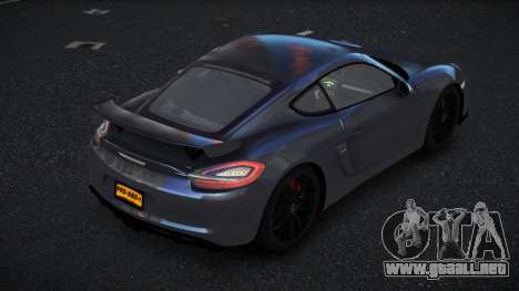 Porsche Cayman GT4 Thanie para GTA 4