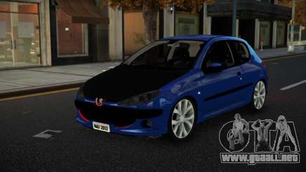 Peugeot 206 Zihkiy para GTA 4