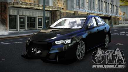 Mitsubishi Lancer Evolution X Fupe para GTA 4