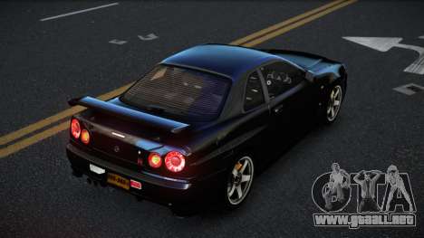 Nissan Skyline R34 Qiuto para GTA 4