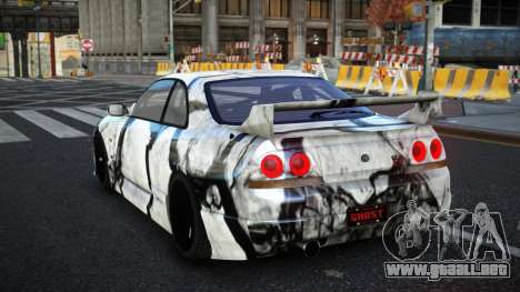Nissan Skyline R33 Alsonry S8 para GTA 4