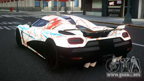 Koenigsegg Agera Nixak S5 para GTA 4