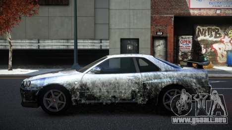 Nissan Skyline R34 Conia S5 para GTA 4