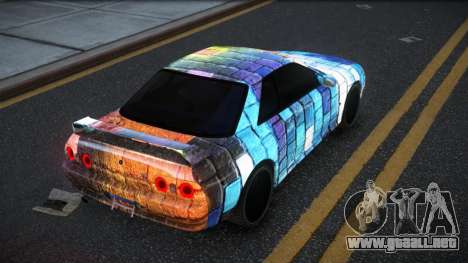 Nissan Skyline R32 Yalien S4 para GTA 4