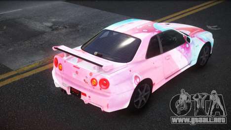 Nissan Skyline R34 Conia S4 para GTA 4